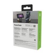 Klipxtreme - Qi Charging Stand 3 in 1 Phone (15W) Airpods (3W) Watch (2W) Foldable Stand LED Night Lamp 3ft USB - C Cable Included - Black Electronics