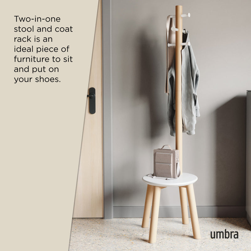 Pillar Stool and Coat Rack - image 10