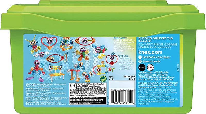 Kid K'NEX Budding Builders model examples