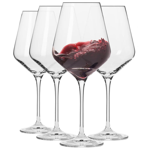 KROSNO - AVANTE - GARDE Red Wine Glass Set Home & Kitchen