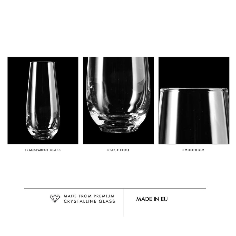 KROSNO - HARMONY Lumi Wine Glass Set Home & Kitchen
