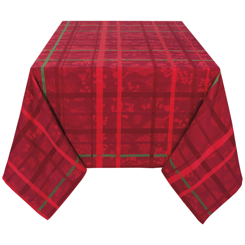 Now Designs by Danica - Winterberry Christmas Jacquard Tablecloth | 60 x 120 in / 152.4 x 304.8 cm