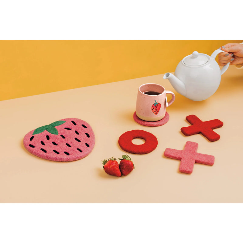 Jubilee - Trivet Felt Wool Berry Sweet