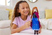 Disney Frozen - Fashion Doll - Anna - Blue & Purple Outfit - Product detail or play view 2