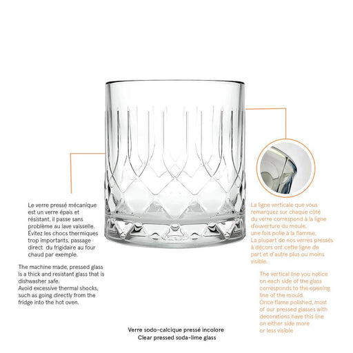 La Rochere - Chicago Whisky Tumbler - 12oz Home & Kitchen