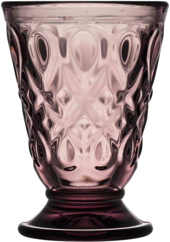 La Rochère Lyonnais amethyst tumbler; six glasses per set