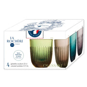 La Rochere - Ouessant Tumbler x4 Assorted - 10 oz. Home & Kitchen