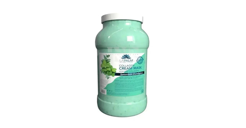 LaPalm - La Palm Collagen Cream Foot Mask - Spearmint Eucalyptus (1Gal)
