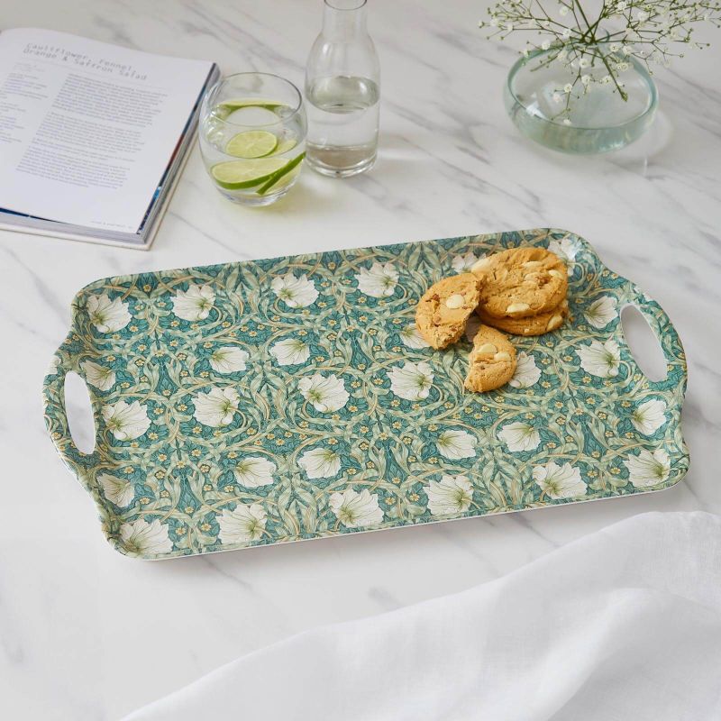William Morris & Co - Grand Plateau à Anses Mel 48 x 29,5 cm
