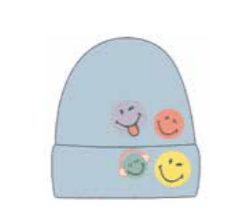 Lassig - Beanie SmileyWorld® GOTS