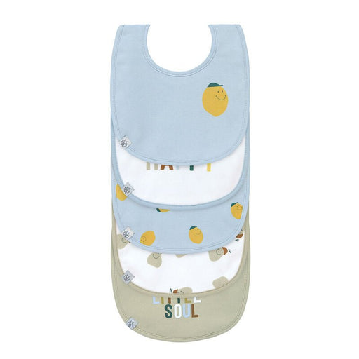 Lassig - Happy Fruits Value Pack Bib (5 pcs) Lemon Mother & Baby Lemon