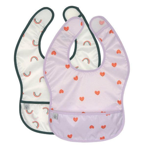 Lassig - Lightwight Bib 2 pcs - Happy Rascals Mother & Baby Heart
