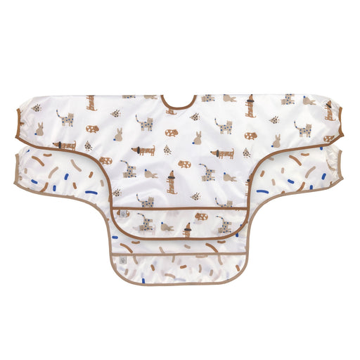 Lassig - Long Sleeve Bib 2 pcs - Little Mateys Mother & Baby Royal Blue