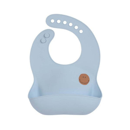 Lassig - Silicone Bib - Happy Rascals Mother & Baby Smile sky blue