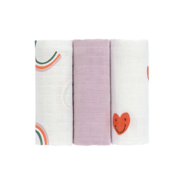 Lassig - Swaddle & Burp Blanket GOTS