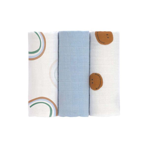 Lassig - Swaddle & Burp Blanket GOTS