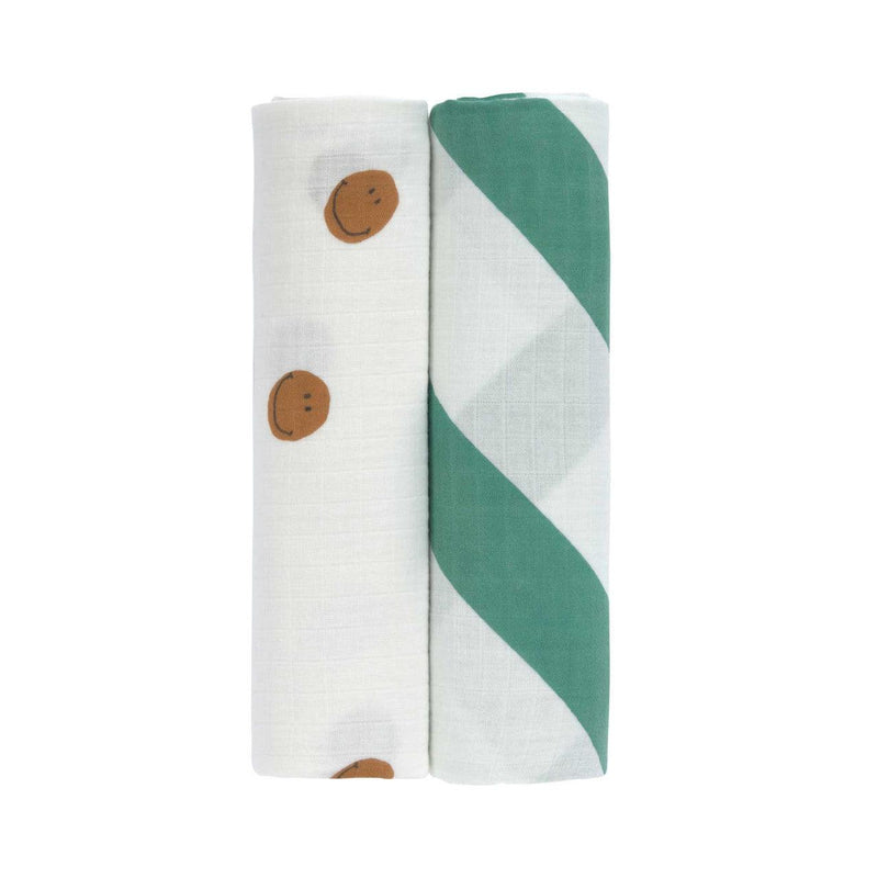 Lassig - Swaddle & Burp Blanket GOTS