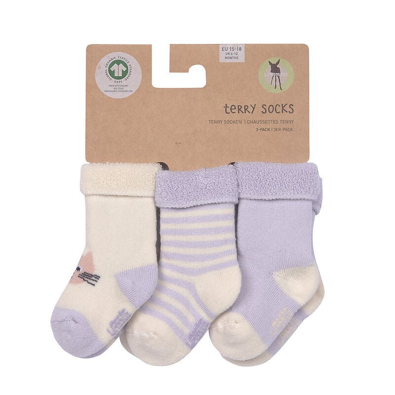 Lassig - Terry Socks GOTS 3 pcs