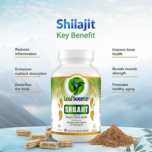 LeafSource - Shilajit 60Vcaps. Health & Wellness