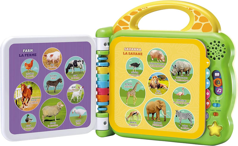 LeapFrog - 100 Animals Book (Bilingual - English/French) Toys & Games
