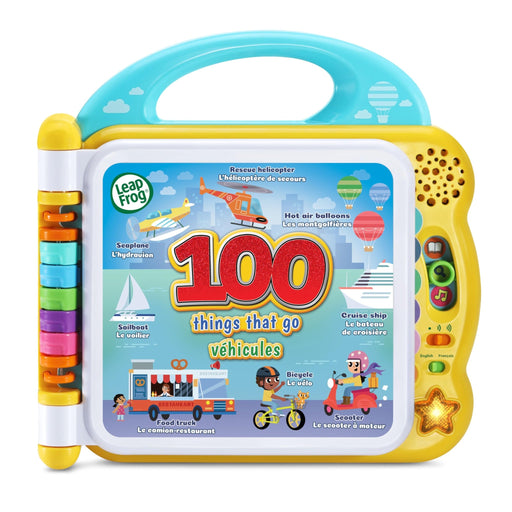 LeapFrog - 100 Things That Go Book (Bilingual English - French) Toys & Games