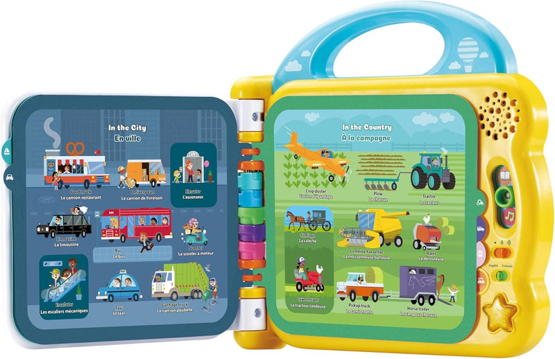 LeapFrog - 100 Things That Go Book (Bilingual English - French) Toys & Games