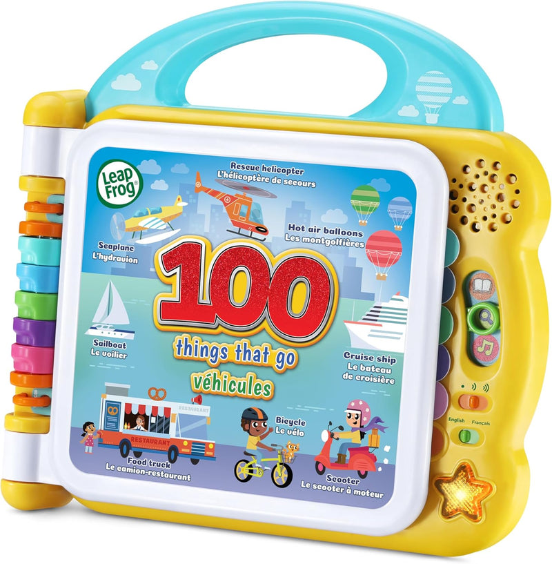 LeapFrog - 100 Things That Go Book (Bilingual English - French) Toys & Games