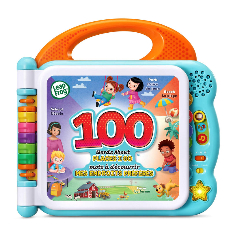 LeapFrog - 100 Words About Places I Go Book (Bilingual English - French) Toys & Games