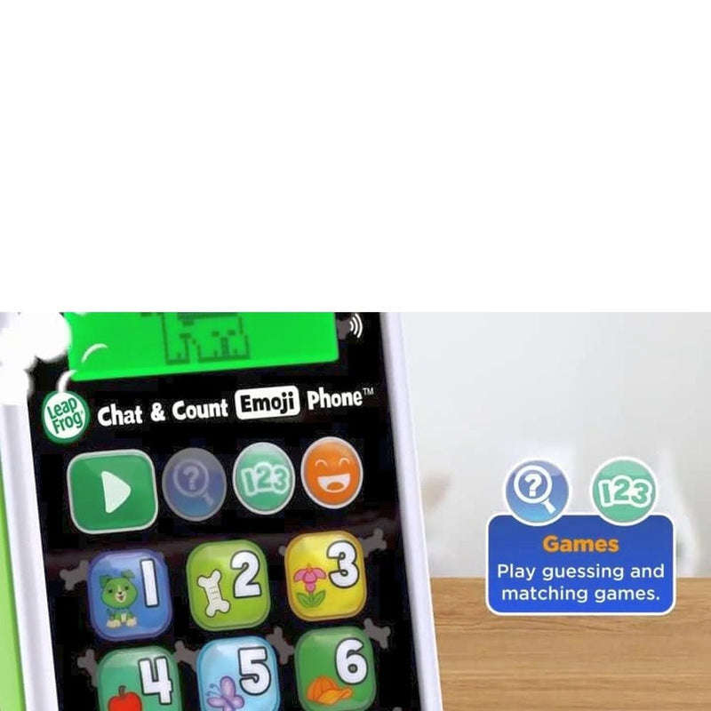 LeapFrog - Chat & Count Emoji Phone, Green (English Version) Toys & Games