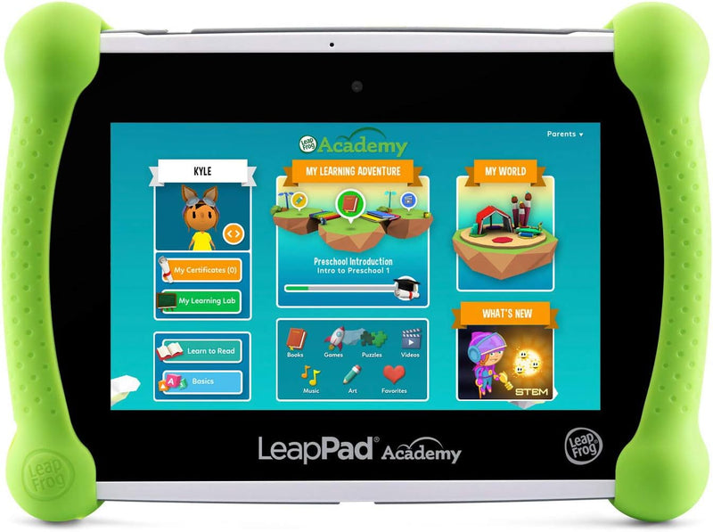 LeapFrog - LeapPad Academy Kids’ Learning Tablet, Green Toys & Games