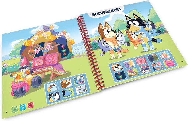 LeapFrog - LeapStart Preschool (Level 1) - Bluey Fun and Games Activity Book (English Version) Toys & Games