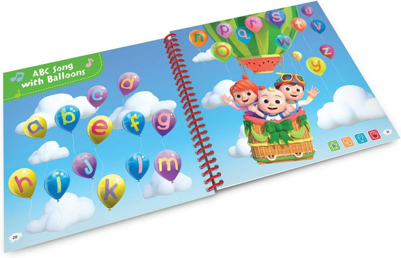 LeapFrog - LeapStart Preschool (Level 1) - CoComelon Sing and Learn Activity Book (English Version) Toys & Games