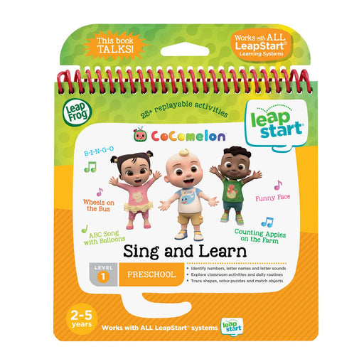 LeapFrog - LeapStart Preschool (Level 1) - CoComelon Sing and Learn Activity Book (English Version) Toys & Games
