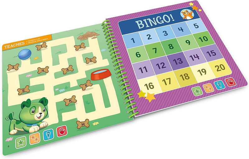 LeapFrog - LeapStart Preschool (Level 1) - Scout & Friends Math with Problem Solving Activity Book (English Version) Toys & Games