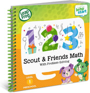 LeapFrog - LeapStart Preschool (Level 1) - Scout & Friends Math with Problem Solving Activity Book (English Version) Toys & Games