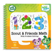 LeapFrog - LeapStart Preschool (Level 1) - Scout & Friends Math with Problem Solving Activity Book (English Version) Toys & Games
