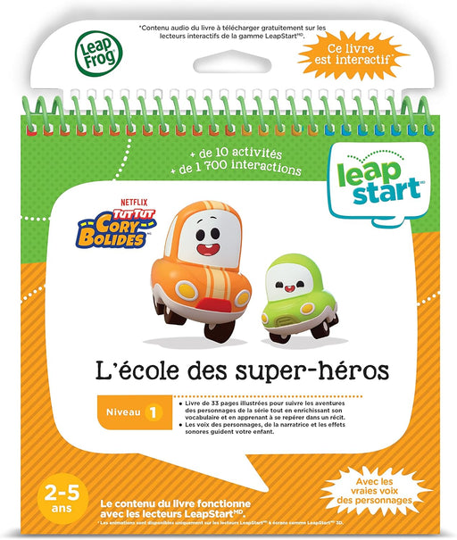 LeapFrog - LeapStart Preschool (Level 1) - TUT TUT Cory Bolides Cory Bolides Superhero School Activity Book (French Version) Toys & Games