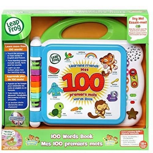 LeapFrog - Learning Friends 100 Words Book (Bilingual English - French) Toys & Games