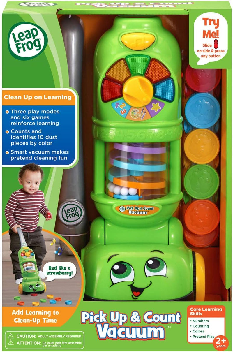 LeapFrog - Pick Up and Count Vacuum, Green Toys & Games