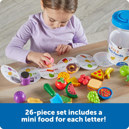 Learning Resources - A - Z Mini Foods Games & Toys