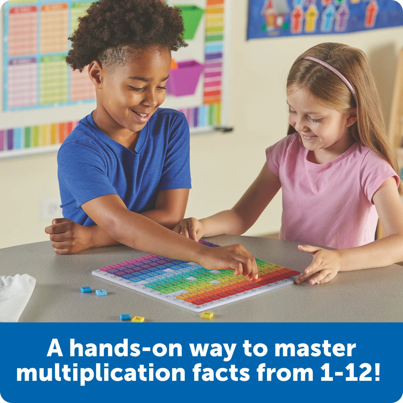 Learning Resources - Math Rainbow Multiplication Board Games & Toys