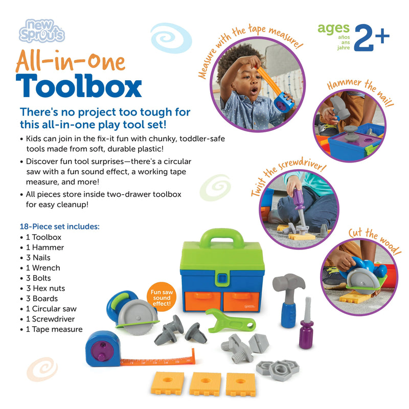 Learning Resources - New Sprouts All - In - One Toolbox Games & Toys