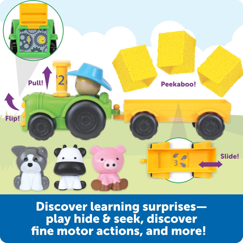 Learning Resources - Peeksville Haul & Seek Tractor Games & Toys