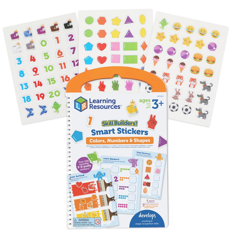 Learning Resources - Sb Smart Stickers - Colours, Numbers & Shapes Games & Toys