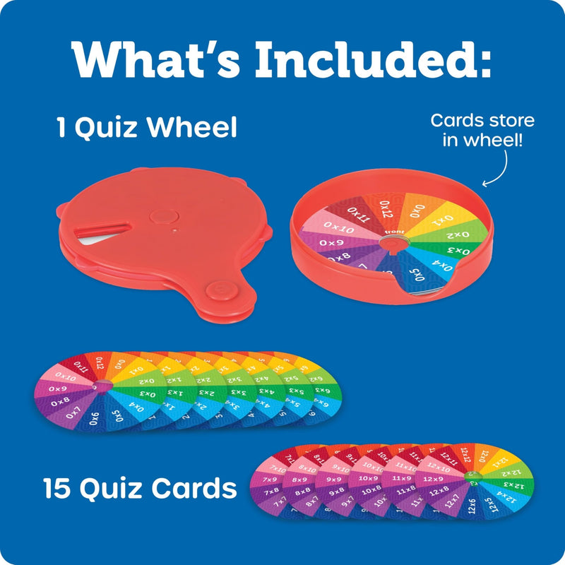 Learning Resources - Skill Builders Multiplication Quiz Wheel Games & Toys