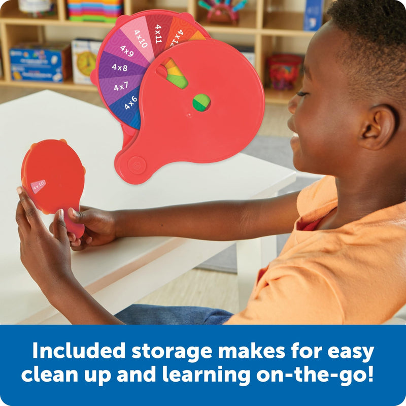 Learning Resources - Skill Builders Multiplication Quiz Wheel Games & Toys