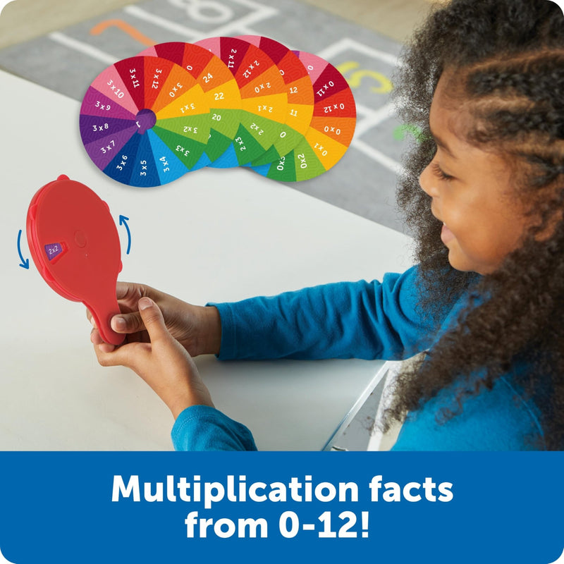 Learning Resources - Skill Builders Multiplication Quiz Wheel Games & Toys
