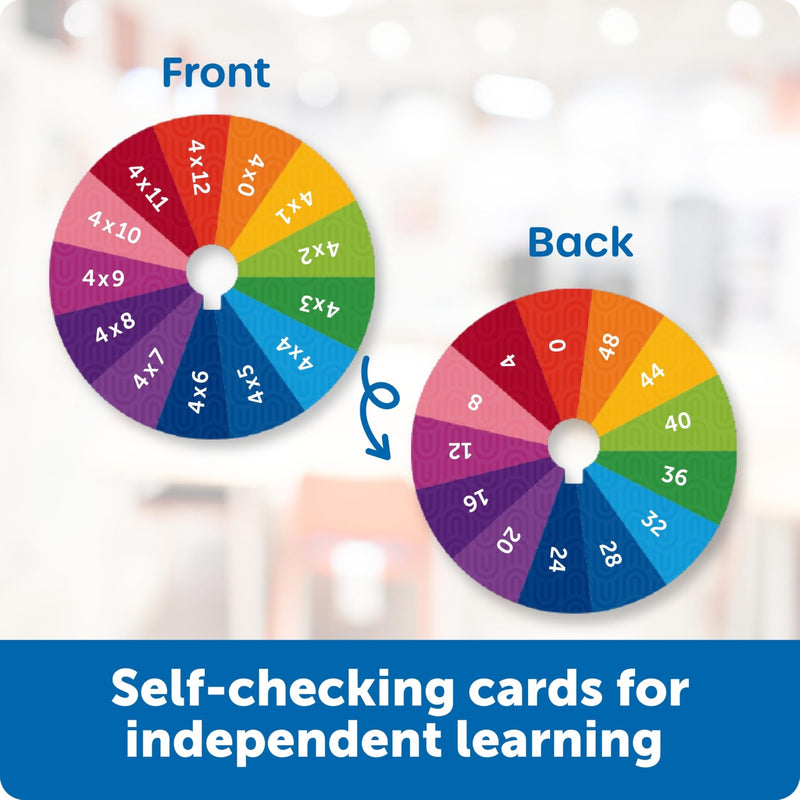 Learning Resources - Skill Builders Multiplication Quiz Wheel Games & Toys