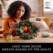 LEGO - 10340 - Icons - Christmas Wreath - 1194 Pc Toys & Games