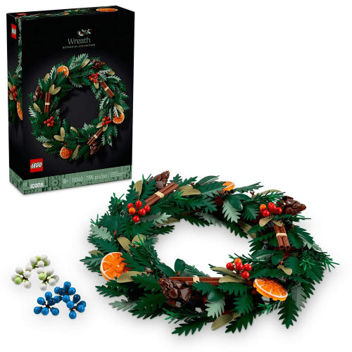 LEGO - 10340 - Icons - Christmas Wreath - 1194 Pc Toys & Games